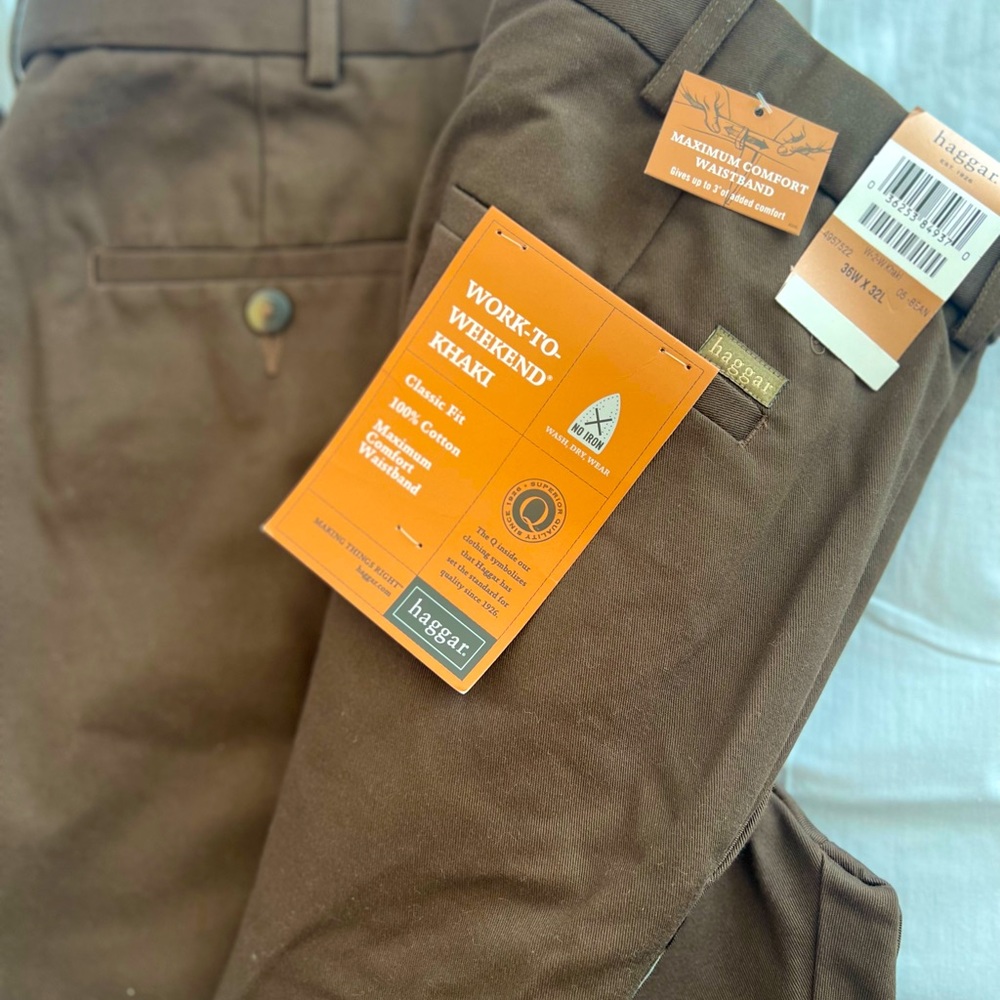 Men’s Brown Haggar dress pants